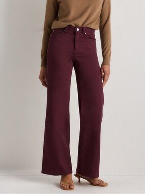 Quince Bella Stretch Wide Leg Jeans , sz : 32